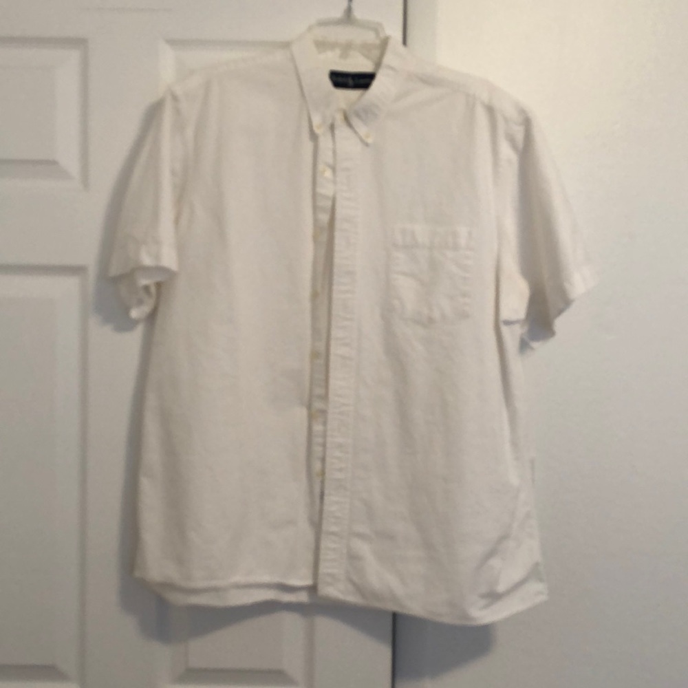 Mens Polo Button Down Shirt Size XL